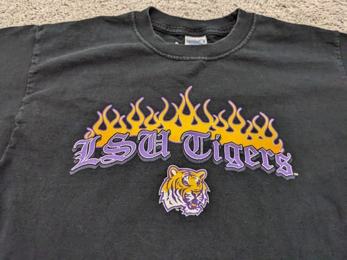 LSU Tigers T Shirt Youth XL 18-20 Black Football NCAA College Graphic Kids Boys - Picture 4 of 11