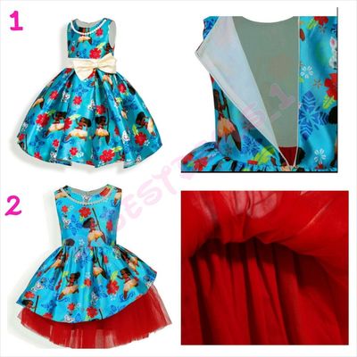 moana dress 2t