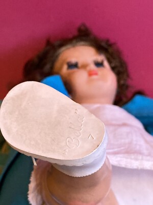 Ancienne Poupée Bella – 35 Cm, Poupée De Collection Vintage, En Bon état