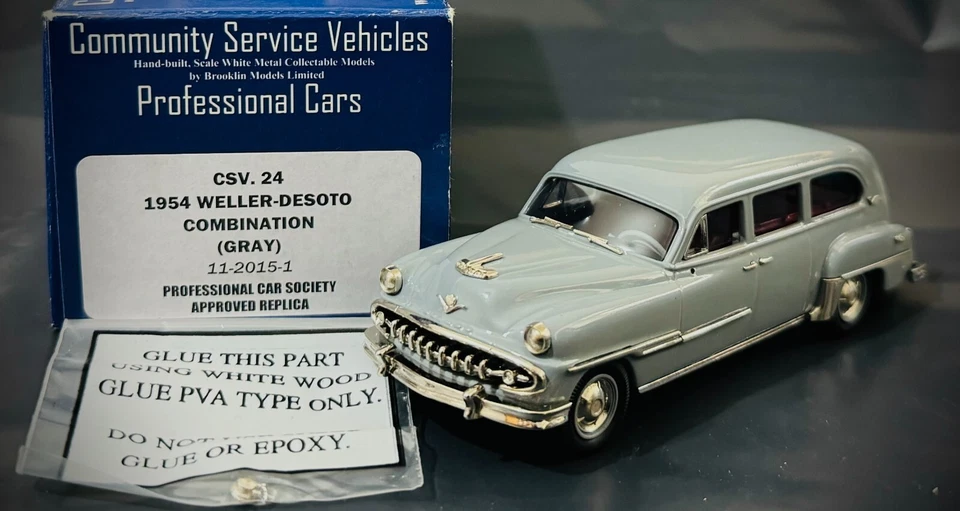 Brooklin CSV 24 1954 Combinación Weller-Desoto (Gris) - Hecho a mano en Inglaterra Foto 2 de 4