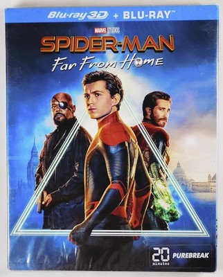 Spider-Man Far From Home 3D 2D BLU-RAY Brand New FRENCH RELEASE (has English)