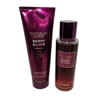 Victoria's Secret Berry Elixir No. 16 Fragrance Set Body Lotion & Fragrance Mist