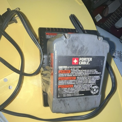 #ad #ad PORTER CABLE PC18BLEX 18V Lithium Battery Charger Black with Battery Included $40.00