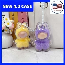 Clear Acrylic Protective Case Display Cover for Mini Lububu 4.0 Pin For Love