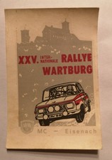 Wartburg Rallye Naßschiebebild DDR Motorsport