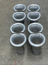 Stacks, Fuel injection, 8ea., Hilborn, Enderle, Kinsler, 5 3/4" tall, 2.340 od