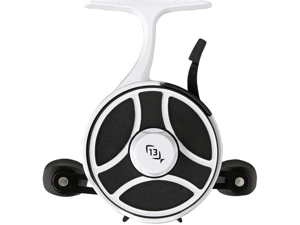 13 FISHING - Freefall Ghost - Carrete de pesca en hielo en línea - Relación de engranajes 2,5:1 - Izquierdo  Foto 2 de 4