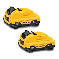 2PACK 12V 4AH FOR DEWALT DCB120 12V 12 VOLT MAX 1.5AH Li-Ion Battery DCB122 D124