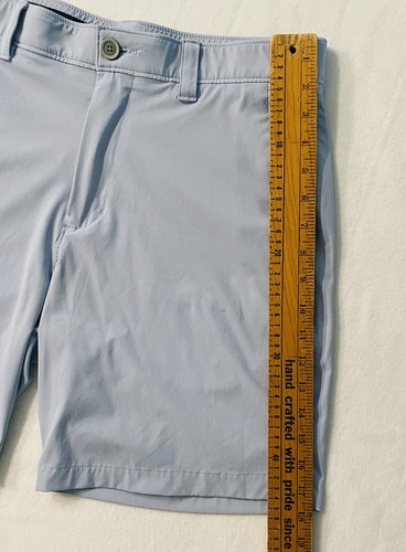 Southern Tide Mens Light Blue Flat Front 7.5" Ins Performance Shorts 33 Cool Tc - Picture 6 of 10