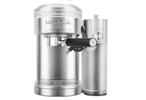 KitchenAid KES6504SX Machine à expresso semi-automatique + Fromère à lait automatique