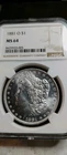 1881-O Morgan Silver Dollar MS64
