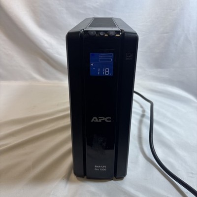 APC Back-UPS Pro, 1500VA/865W 120V 5-15R outlets AVR LCD BR1500G Two Batteries