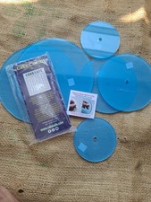 Cake Acrylic Cake Disk Set, 6 Discs 4.25''/6.5''/8.5'' 2 - 8" Scraper/Comb