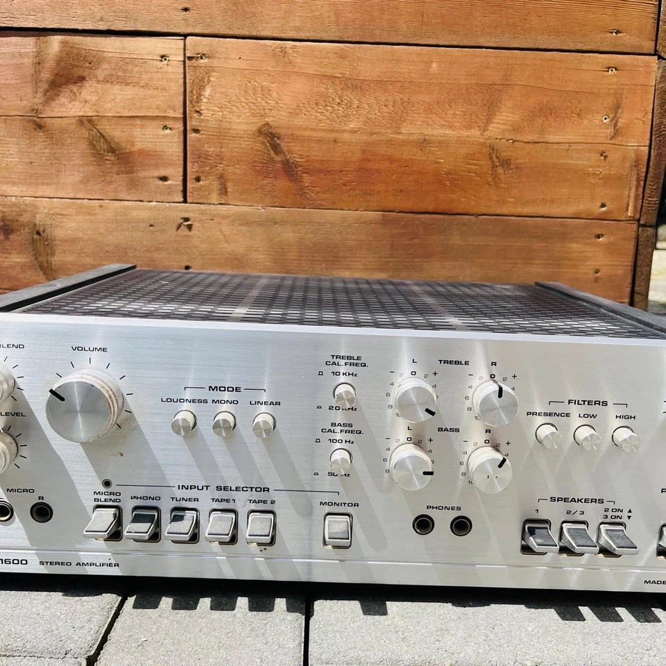 Dual CV 1600 Stereo Integrated Amplifier Vintage Vollverstärker Silber - Bild 3 von 4