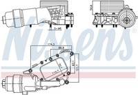 Nissens ÖLküHler MotoröL 91385 Aluminium 1 2 FüR BMW 2Er Active Tourer F45 X1 X2