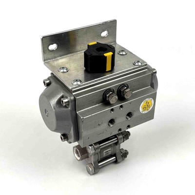 ALPH-AIR 051 F03/05 Q11 pneum. Stellantrieb EX mit Wandhalter + Festo VZBA, used