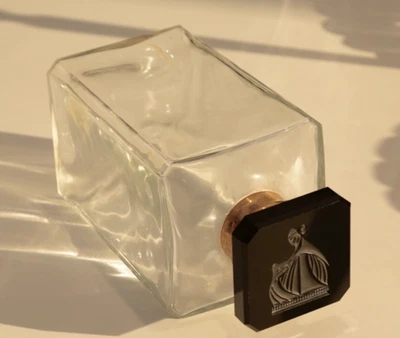 Très gros flacon ancien parfum en verre jeanne lanvin arpege hauteur 19.5 cms - Photo 1/4