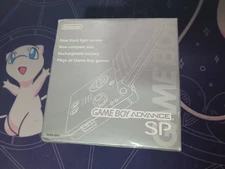 JUNK Nintendo GBA Game Boy Advance SP Platinum Silver System AGS-001 US SELLER