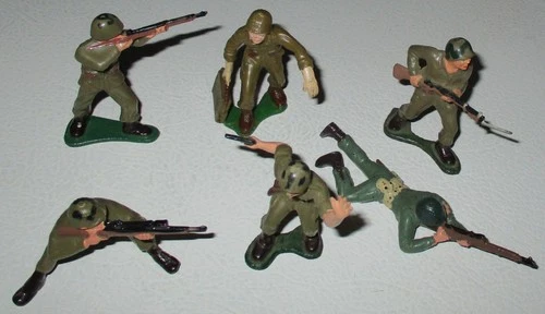 Marx 1960s Warriors of the World US Army Soldiers