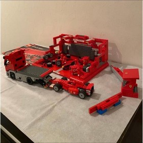 LEGO 8654 Scuderia Ferrari Truck Racers Ferrari 2005 Missing without Box