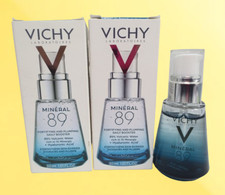 VICHY MINERAL 89 FORTIFYING AND PLUMPING DAILY BOOSTER 1.01 OZ BOXED LOT OF 2
