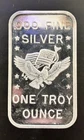 APM Eagle/Flag Vintage 0.999 Fine Silver Bar One Troy Ounce