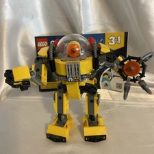 LEGO CREATOR 31090 Underwater Robot what is showing in pictures