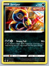 Seviper 102/198 SWSH06: Chilling Reign Rare Pokemon Card NM