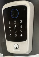 Defiant Hubspace Satin Nickel Biometric Fingerprint Electronic Touchpad Deadbolt