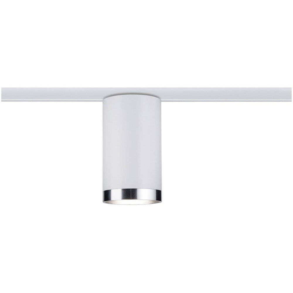Paulmann URail Spot Tube Ceiling Floodlight White/Chrome GU10