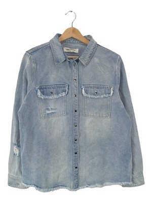 SOFIE SCHNOOR Jeansjacke Damen Jacke Gr. DE 42 blau Casual-Look