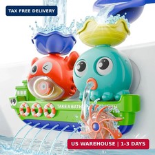Bath Toys for Kids Ages 1-3, Ocean-Themed Interactive Bathtub Toys