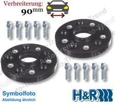 HR Spurverbreiterung schwarz 90mm/Achse f&uuml;r Mercedes-Benz SLK R170 Bj. 1996-2004