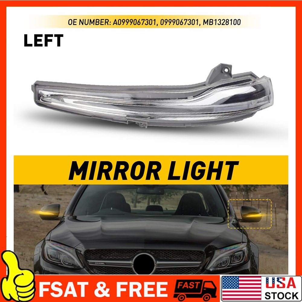 For Mercedes-Benz GLE350/GLE450 2019-2020 Mirror Turn Signal Light Driver Side
