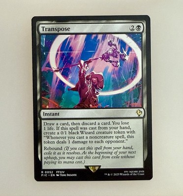 Magic the Gathering: Transpose Commander: Final Fantasy Regular NM