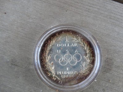 アメリカオリンピック1988年 US MINT 1988 S OLYMPIC COIN .90 SILVER Commemorative IN BOX - SOME