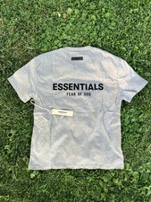 Fear Of God Essential Dark Grey T-Shirt | SIZE S