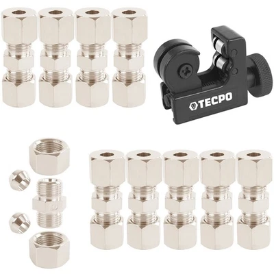 10x SCHNELL-VERBINDER für BREMSLEITUNG 4.75 mm 3/16 OHNE BÖRDELN + ROHRSCHNEIDER - Bild 1 von 3