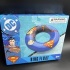 NEW DC Comics SUPERMAN 40in Inflatable Ring Float