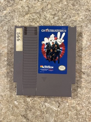 Ghostbusters II - (Nintendo, 1990) Authentic, Tested, NES, Fast Shipping