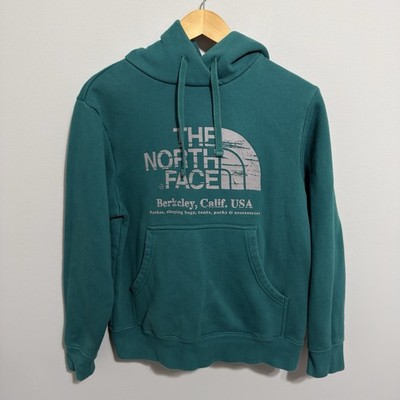 The North Face Hoodie Sweatshirt Mens S Berkeley California Pullover Teal Blue