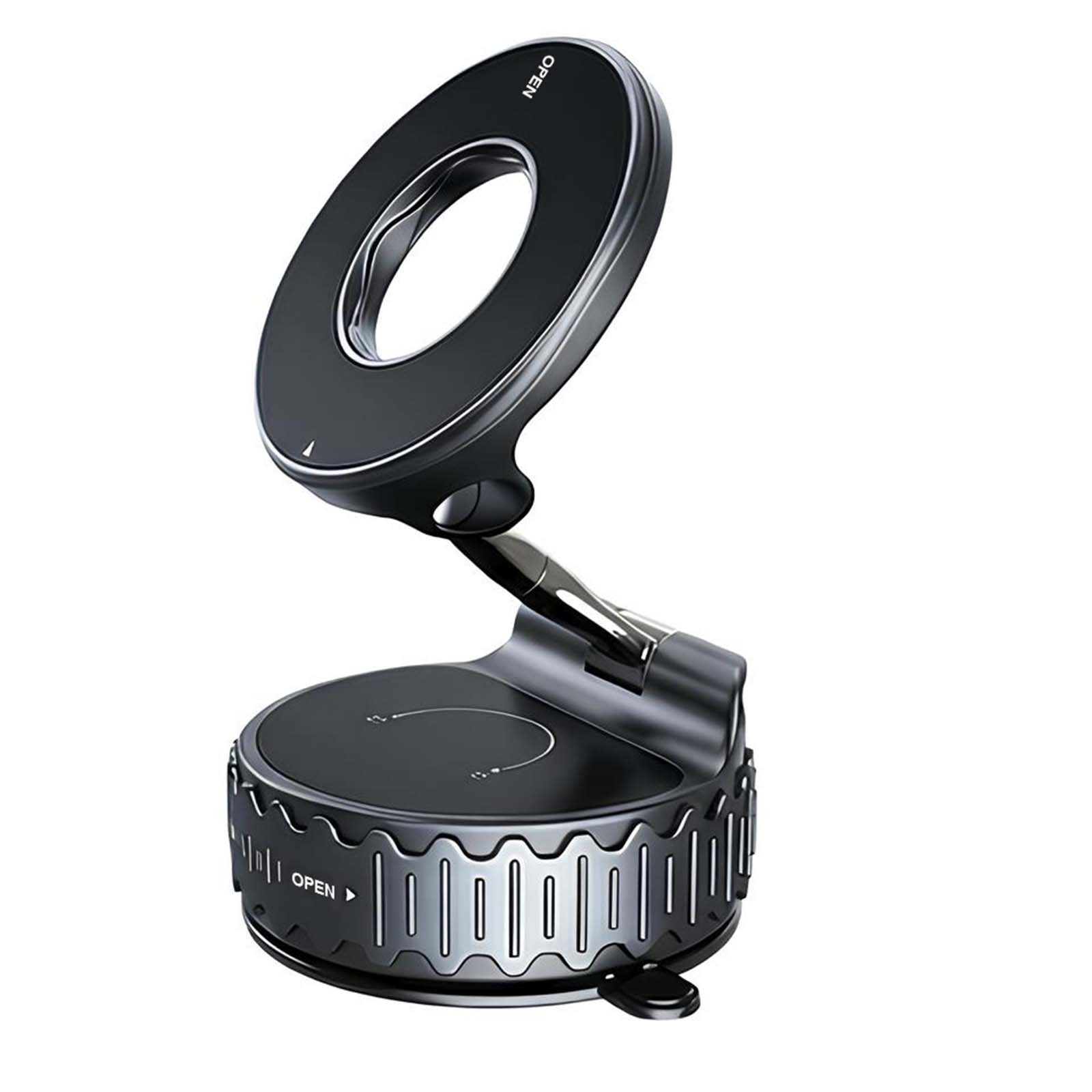 Support Smartphone Magnétique Rotatif Avizar Ventouse Puissante Fixation Tableau de Bord