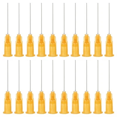 UXCELL Blunt Tip Dispensing Needles 1 Inch, 100 Pcs 25G Industrial Liquid Dispenser