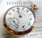Antique 1908 Hamilton 926 18 Size 20Y Wadsworth O/F 17J Pocket Watch 4 REPAIR