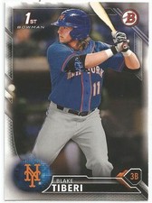 Blake Tiberi New York Mets 2016 Bowman Draft