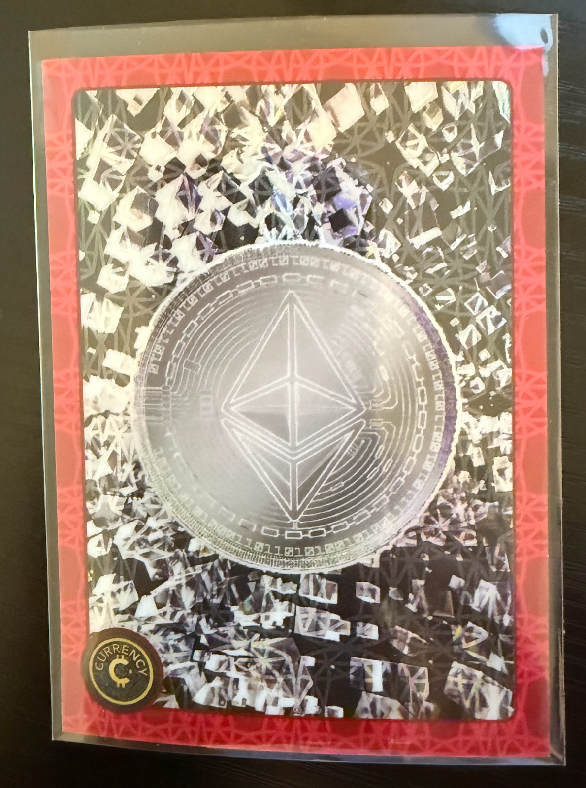 2024 Cardsmiths Currency Series 4 Ruby Gemstone Refractor Ethereum #13 5/25