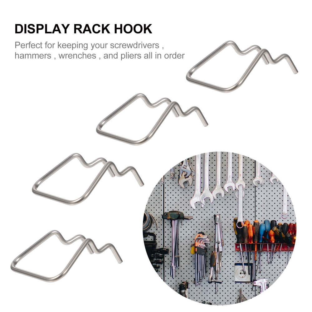 12 Pcs Hole Board Hook Plier Display Rack Pegboard Hooks Wall Holder