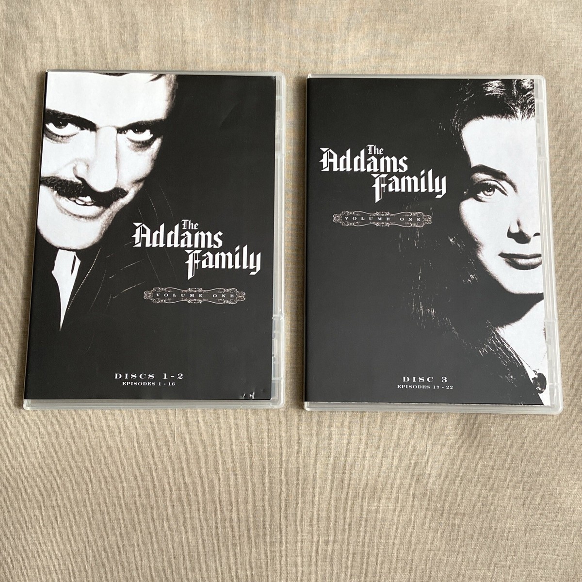 The Addams Family: Volume 1 & 2 (DVD 1964-65 6-Disc Set) Sitcom