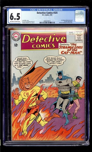 Detective Comics #325 1964 CGC 6.5 FN+ O/OW High Definition Scans**