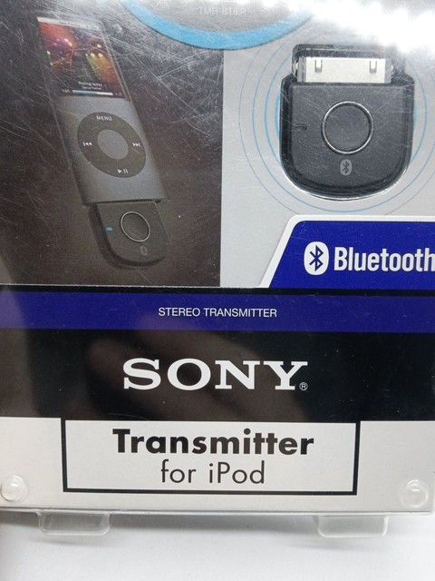 Sony Bluetooth Wireless Transmitter For Ipod Black Tmrbt8ip For Sale Online Ebay